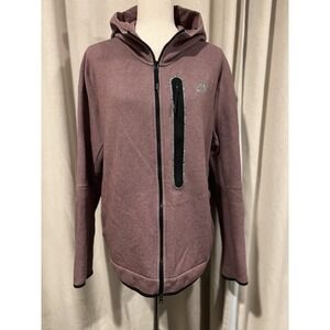 Nike Tech‎ Women's Full Zip Hoodie Reddish Purple Large